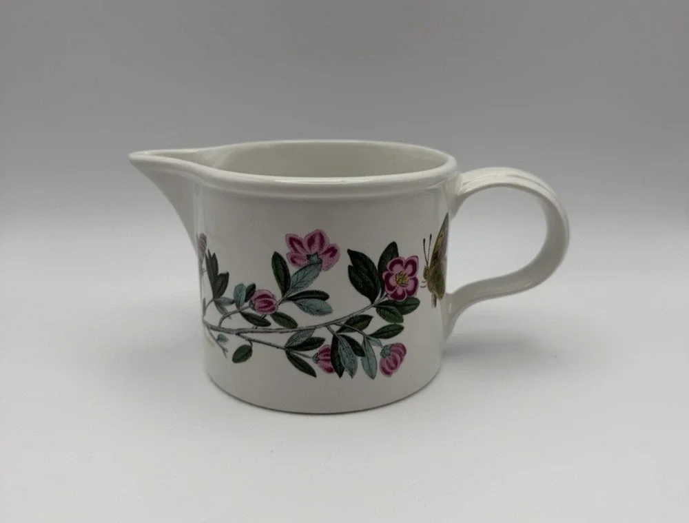 Portmeirion Botanic Garden Rhododendron Design Gravy Boat Sauce Pitcher Creamer